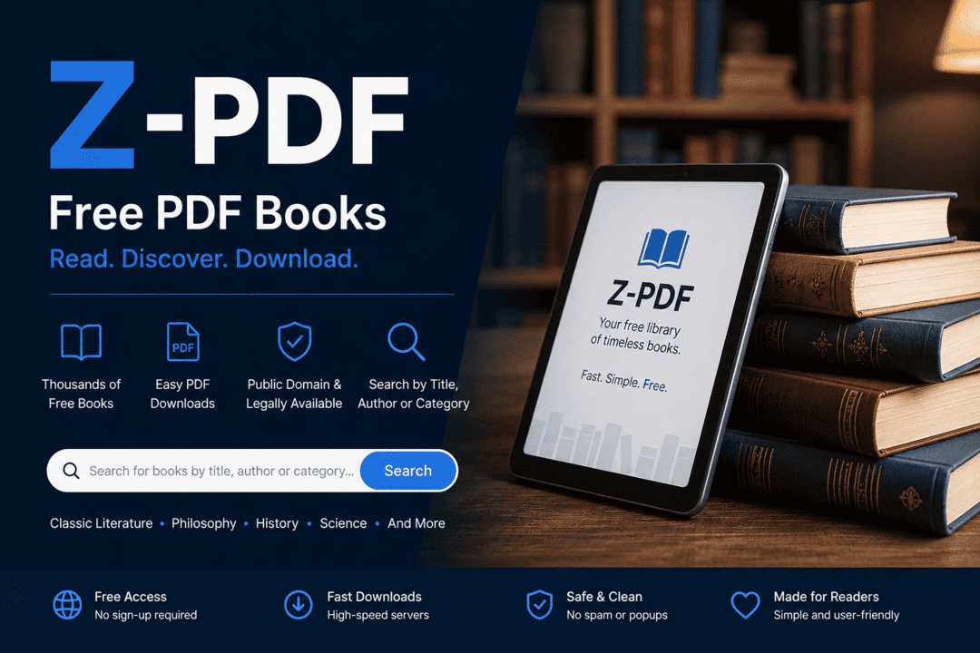 How to Download Free PDF Books Legally | Z-PDF