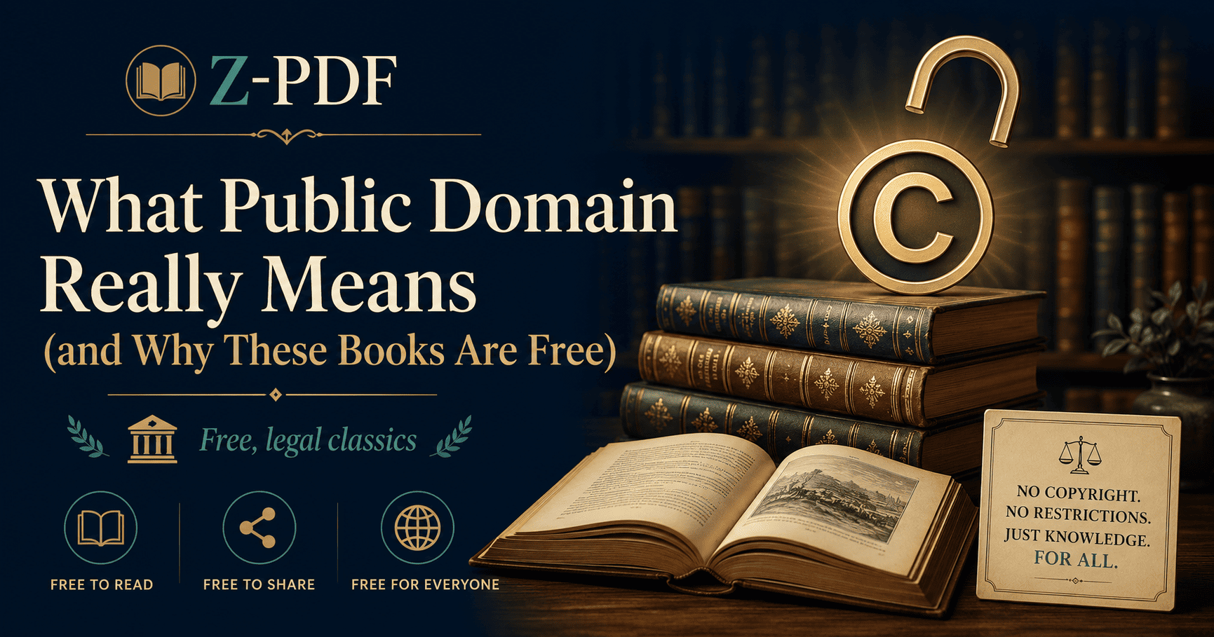 What Public Domain Really Means (and Why These Books Are Free)