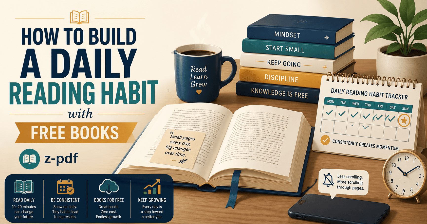 How to Build a Daily Reading Habit with Free Books