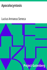 Apocolocyntosis — Lucius Annaeus Seneca cover
