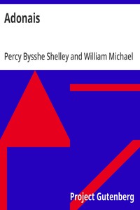Adonais — Percy Bysshe Shelley cover