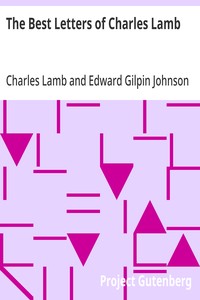 The Best Letters of Charles Lamb — Charles Lamb cover