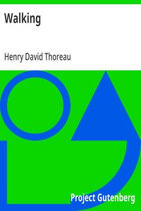 Walking — Henry David Thoreau cover