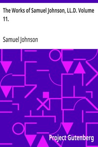 The Works of Samuel Johnson, LL.D. Volume 11.: Parlimentary Debates II. — Samuel Johnson cover