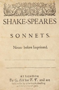 Shakespeare's Sonnets — William Shakespeare cover