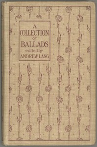 A Collection of Ballads — Andrew Lang cover
