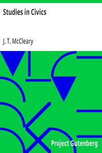 Studies in Civics — J. T. (James Thompson) McCleary cover