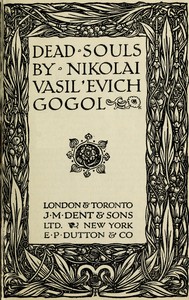 Dead Souls — Nikolai Vasilevich Gogol cover