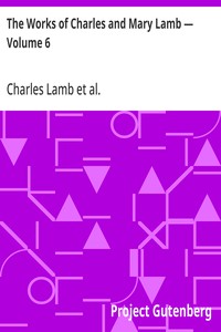 The Works of Charles and Mary Lamb — Volume 6: Letters 1821-1842 — Charles Lamb cover