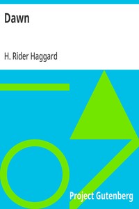 Dawn — H. Rider (Henry Rider) Haggard cover