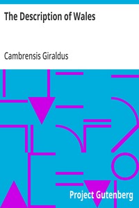 The Description of Wales — Cambrensis Giraldus cover