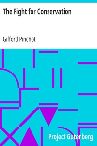 The Fight for Conservation — Gifford Pinchot cover