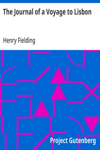 The Journal of a Voyage to Lisbon — Henry Fielding cover