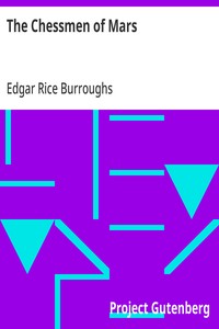The Chessmen of Mars — Edgar Rice Burroughs cover