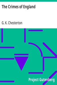 The Crimes of England — G. K. (Gilbert Keith) Chesterton cover
