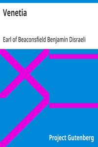 Venetia — Benjamin, Earl of Beaconsfield Disraeli cover