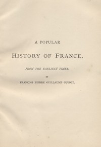 A Popular History of France from the Earliest Times, Volume 5 cover