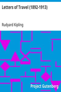 Letters of Travel (1892-1913) — Rudyard Kipling cover
