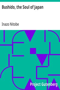 Bushido, the Soul of Japan — Inazo Nitobe cover