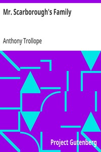 Mr. Scarborough's Family — Anthony Trollope cover