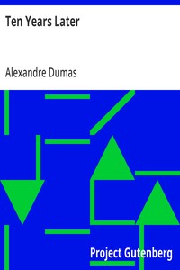 Ten Years Later — Alexandre Dumas cover
