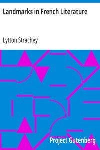 Landmarks in French Literature — Lytton Strachey cover