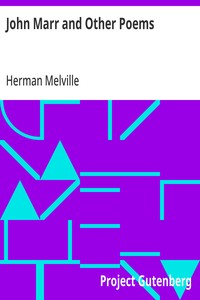 John Marr and Other Poems — Herman Melville cover