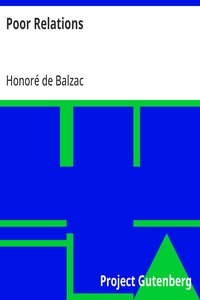 Poor Relations — Honoré de Balzac cover