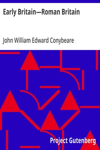 Early Britain—Roman Britain — John William Edward Conybeare cover