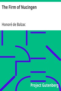 The Firm of Nucingen — Honoré de Balzac cover