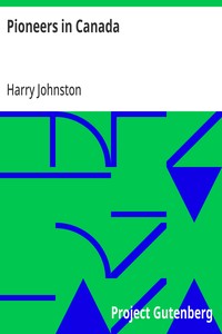 Pioneers in Canada — Harry Johnston cover