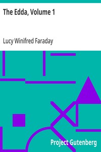 The Edda, Volume 1: The Divine Mythology of the North; Popular Studies in Mythology, Romance, and Folklore, No. 12 — Lucy Winifred Faraday cover