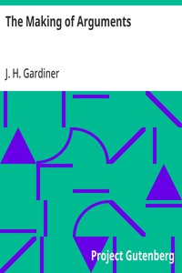 The Making of Arguments — J. H. (John Hays) Gardiner cover
