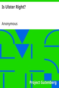 Is Ulster Right? — Anonymous cover