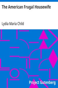 The American Frugal Housewife — Lydia Maria Child cover