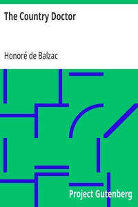 The Country Doctor — Honoré de Balzac cover