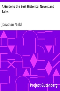 A Guide to the Best Historical Novels and Tales — Jonathan Nield cover