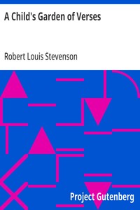 A Child's Garden of Verses — Robert Louis Stevenson cover