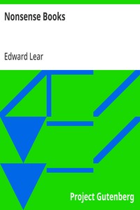 Nonsense Books — Edward Lear cover