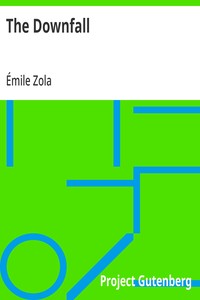 The Downfall — Émile Zola cover
