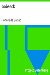 Gobseck — Honoré de Balzac cover
