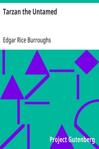 Tarzan the Untamed — Edgar Rice Burroughs cover