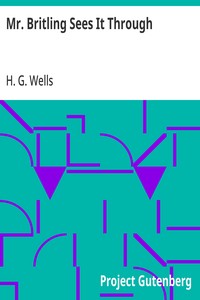 Mr. Britling Sees It Through — H. G. (Herbert George) Wells cover