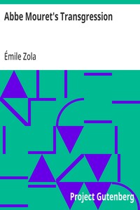 Abbe Mouret's Transgression — Émile Zola cover