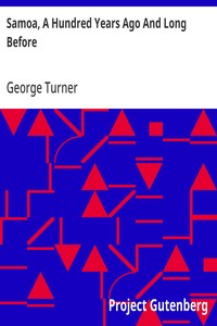 Samoa, A Hundred Years Ago And Long Before — George Turner cover