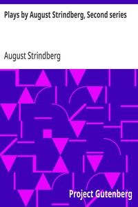 Plays by August Strindberg, Second series — August Strindberg cover
