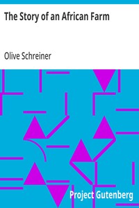 The Story of an African Farm — Olive Schreiner cover