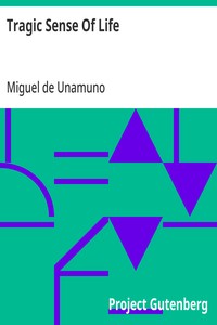 Tragic Sense Of Life — Miguel de Unamuno cover