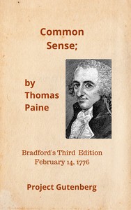 Common Sense — Thomas Paine cover
