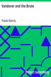 Vandover and the Brute — Frank Norris cover